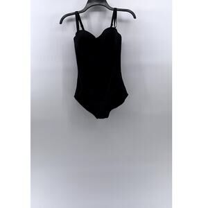 MARILYN MONROE Women's Black Removeable Strap Shaping Bodysuit SZ M